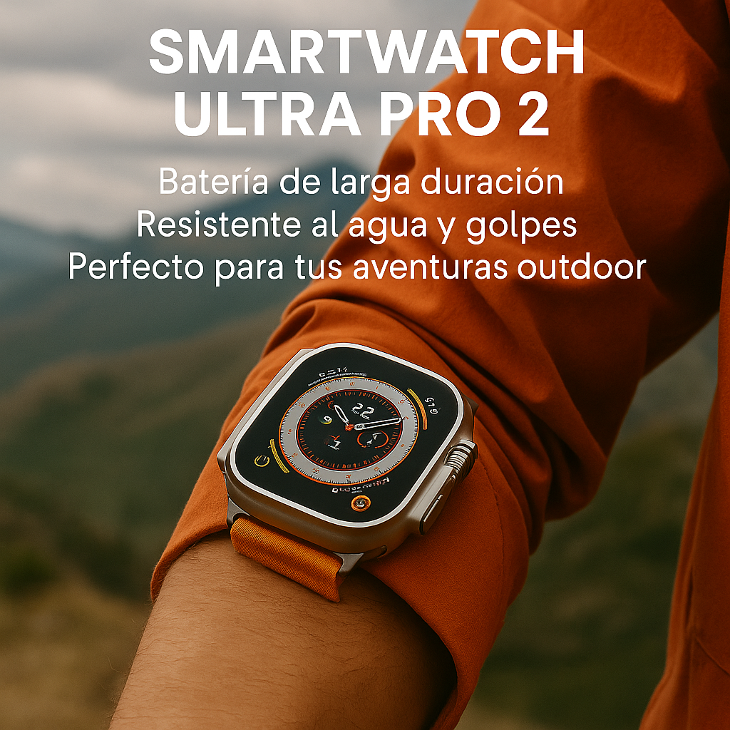 Smartwatch Ultra Pro 2, el aliado perfecto para cada momento⌚🚀
