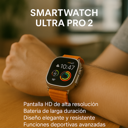 Smartwatch Ultra Pro 2, el aliado perfecto para cada momento⌚🚀